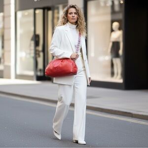 Stylish Red Badgley Mischka Crossbody